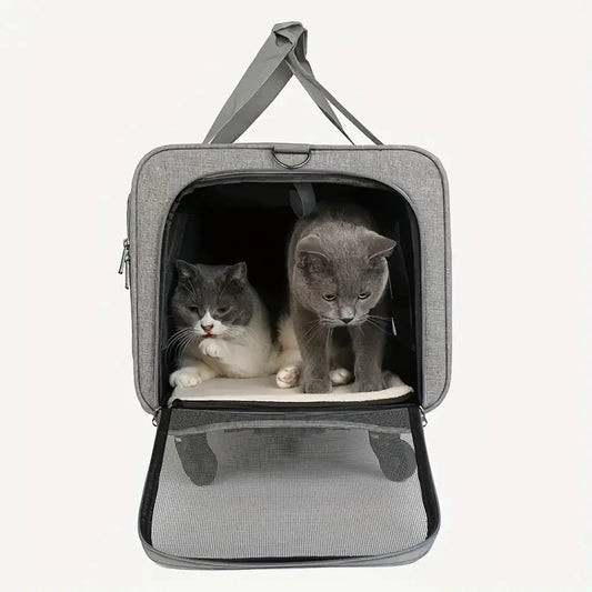 Extra Large Portable Pet Trolley Carrier – Foldable Dog & Cat Travel Carrier