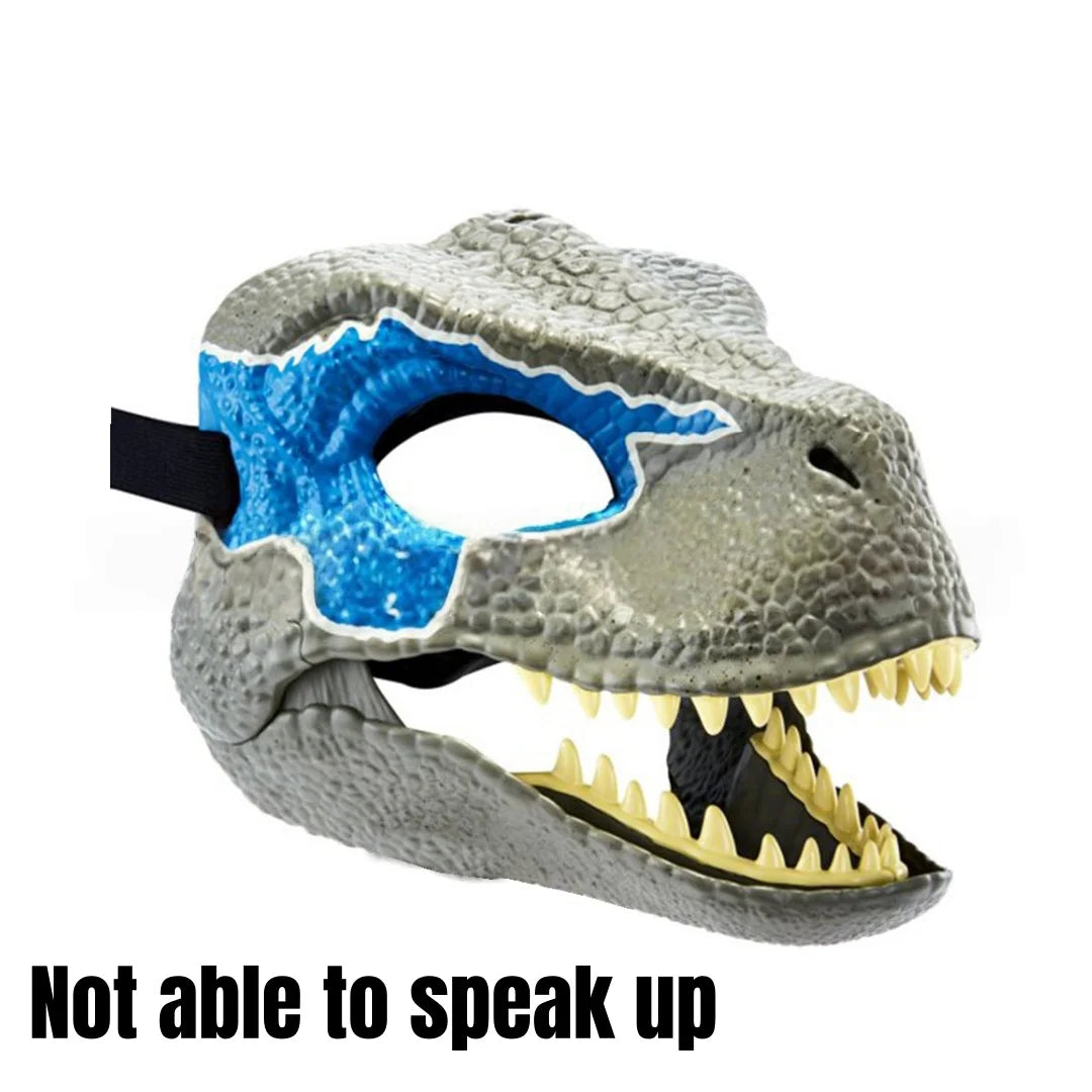 Dinosaur Mask Headgear That Can Feed and Make Sounds, Dog Headgear Mask, Pet Full Face Mask, Christmas Prank Headgear