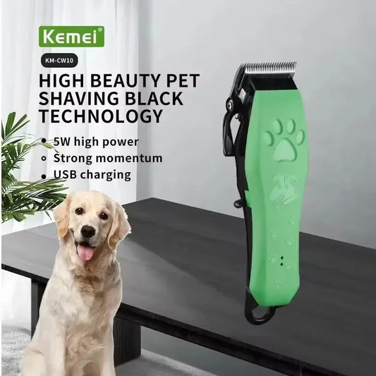 Rechargeable Pet Hair Clipper Grooming Kit for Dogs & Cats – Electric Trimmer with Grooming Accessories