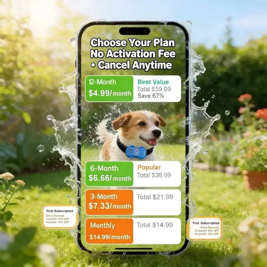 4G GPS Pet Tracker for Dogs & Cats with Real-Time Location Tracking