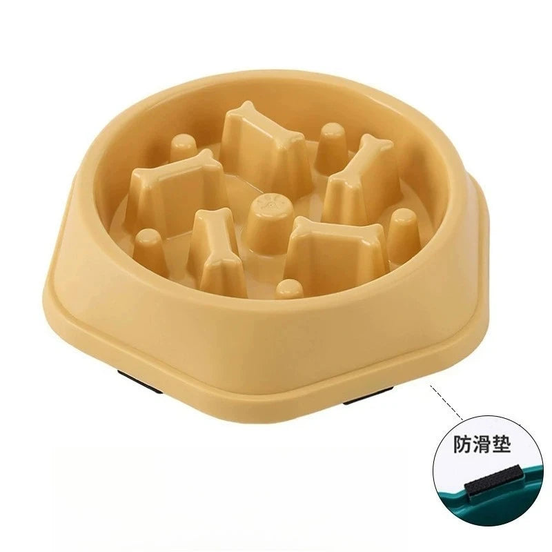 Slow Feeder Puppy Bowl – Anti-Choking Interactive Food Bowl for Dogs