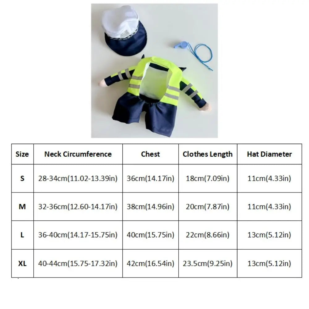 Career Costume for Dogs – Funny Police, Doctor & Professional Pet Dress-Up Outfit