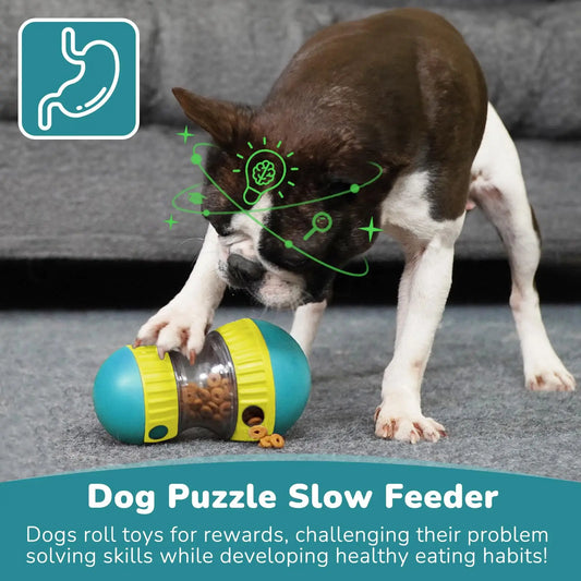 Interactive IQ Pet Toy – Treat Dispensing Puzzle Ball for Dogs & Cats