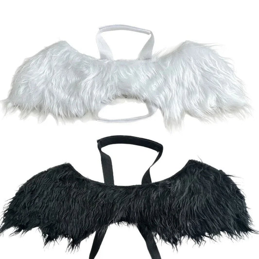 Funny Dog Wing Halloween Costume – Cute Angel Wings Pet Dress-Up Outfit