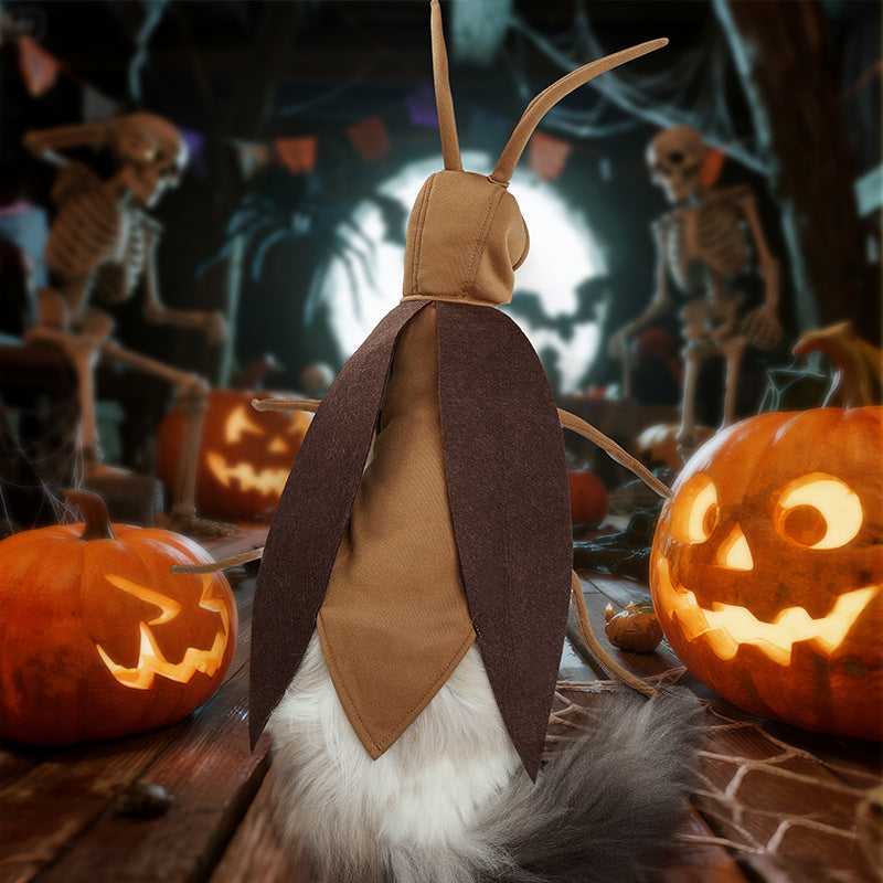 Funny cockroach Halloween costume for dog or cat