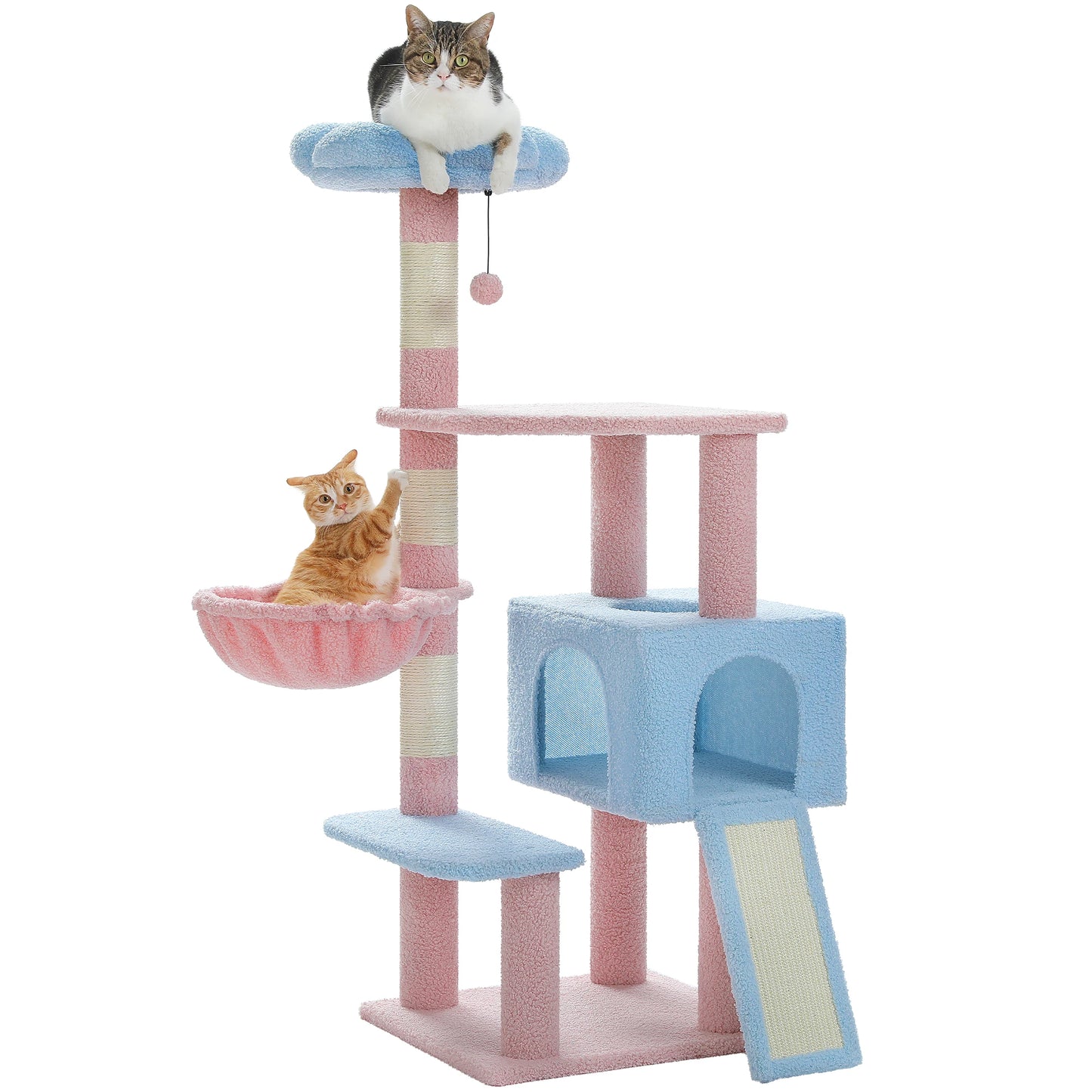 Flower Cat Tree with Sisal Scratching Posts