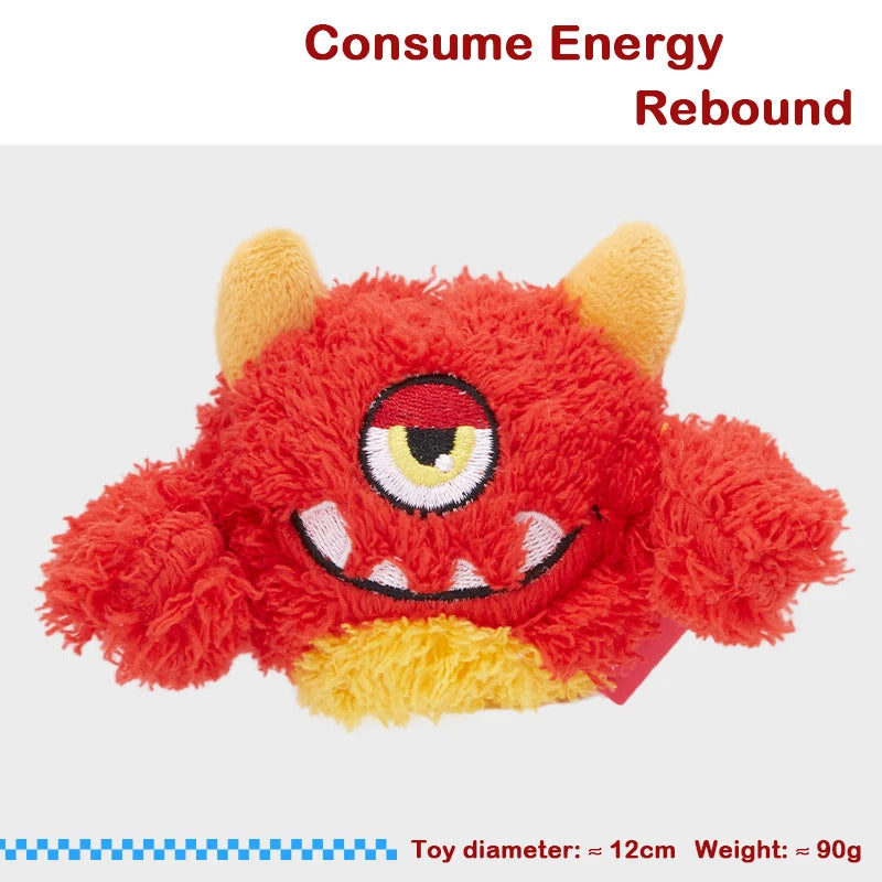 New Squeaker Dogs Balls Toy Bite Resistant Plush Toys For Small Dogs Interactive Chew Ball Toys Pets Training Accessories