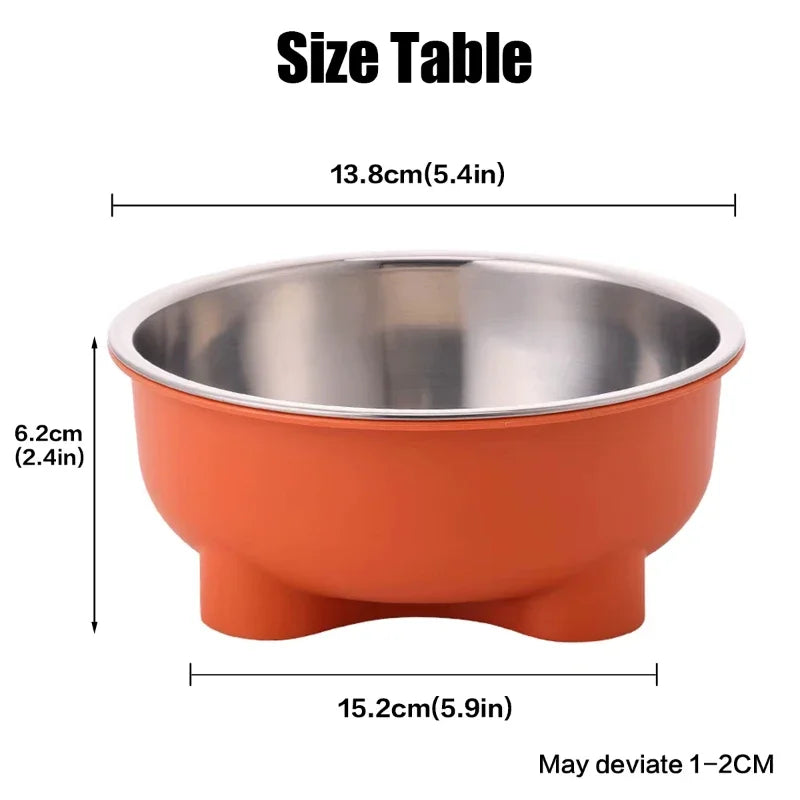 Non-Slip Stainless Steel Dog & Cat Bowl