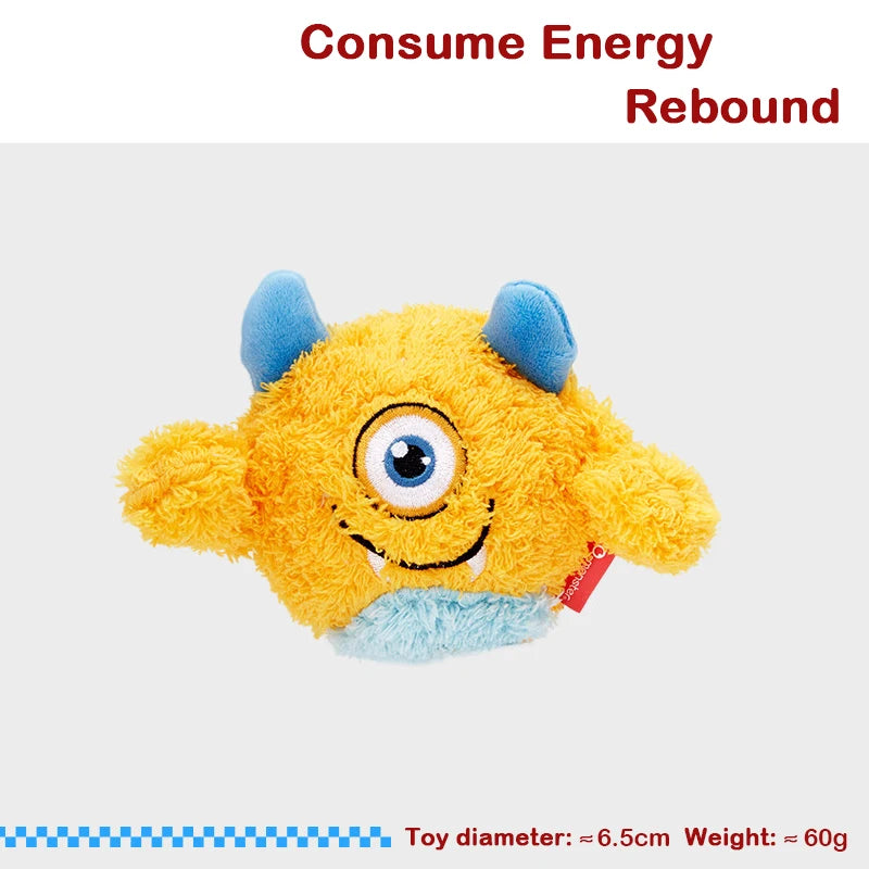 New Squeaker Dogs Balls Toy Bite Resistant Plush Toys For Small Dogs Interactive Chew Ball Toys Pets Training Accessories