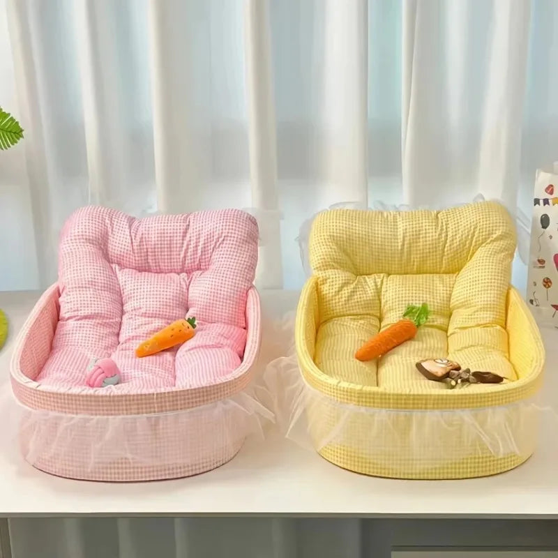 Macaron Dog Bed Pet Kennel Kennel Four Seasons Universal Winter Dopamine Cat Nest Deep Sleeping Nest Pet Supplies Spot