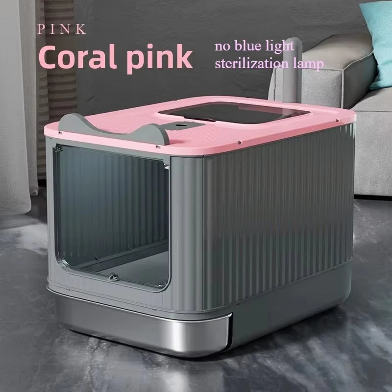 XXL Stainless Steel Cat Litter Box
