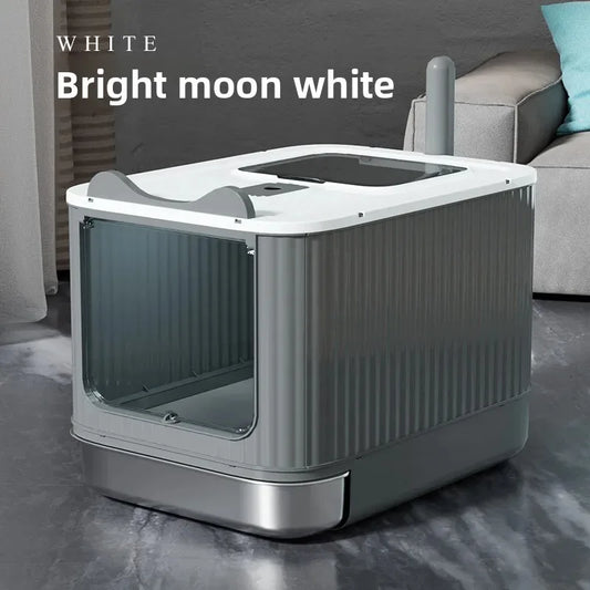 XXL Stainless Steel Cat Litter Box
