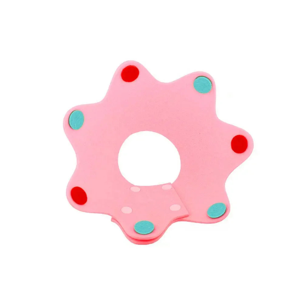 Felt Cat Collar Elizabeth Circle Cat Sun Flower Collar Felt Pet Products Anti-Licking Cat Collar Chihuahua Luxury Dog Collar