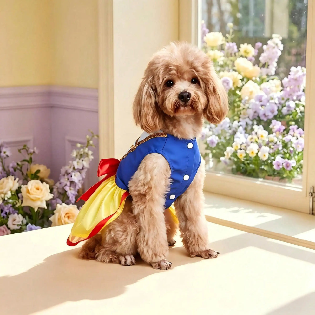 Christmas Snow Princess Dog Costume – Cute Winter Holiday Pet Dress