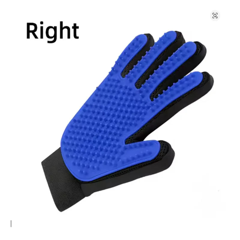 Pet Hair Removal Grooming Glove for Dogs & Cats