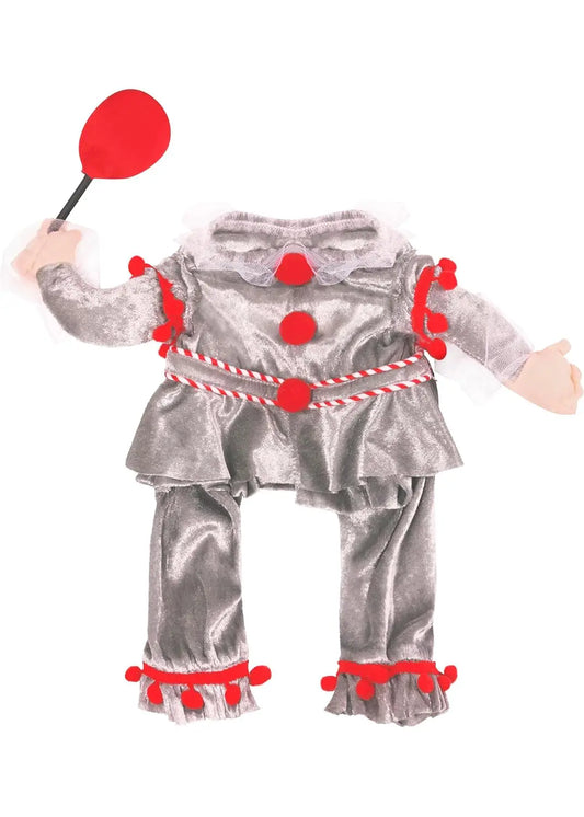 Pennywise Pet Costume for Dogs & Cats – Creepy Clown Halloween Outfit