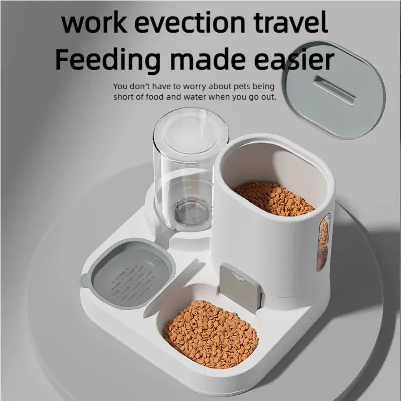 Automatic Gravity Pet Feeder & Water Dispenser | No Electricity Needed