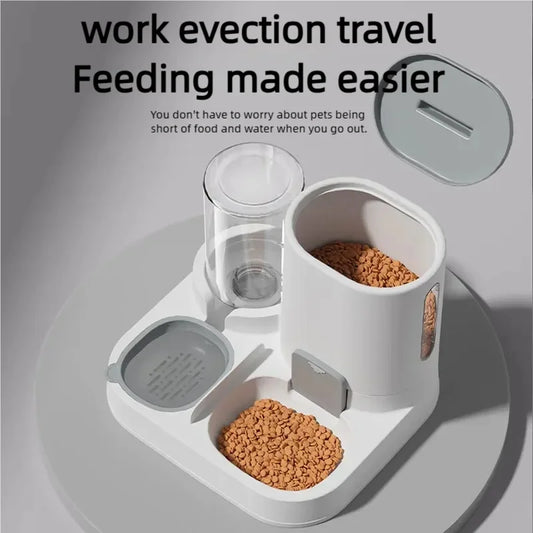 Automatic Gravity Pet Feeder & Water Dispenser | No Electricity Needed