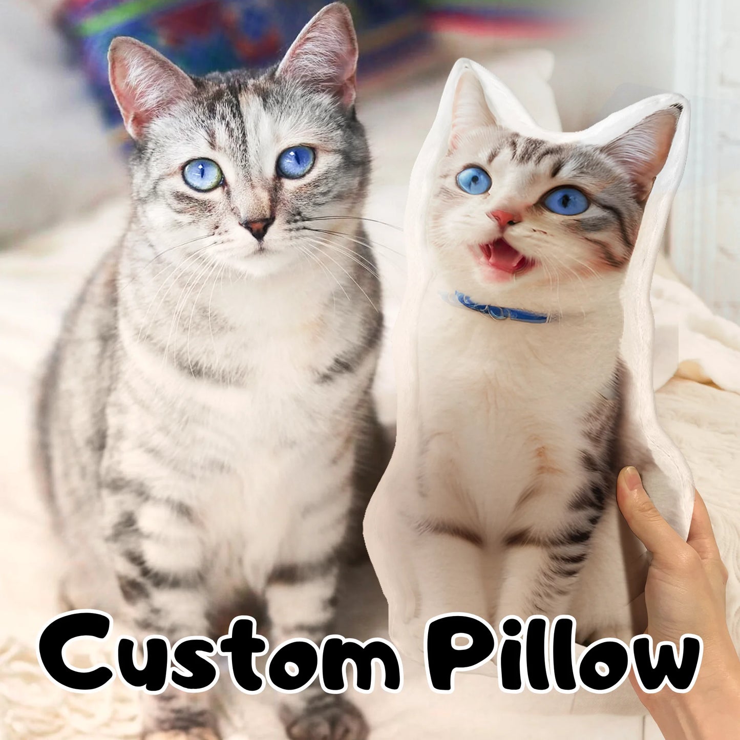 Pets Cushion Filling Pets Photo Cushion Custom DIY Pillow for Putting Picture of Cats and Dogs Home Decor