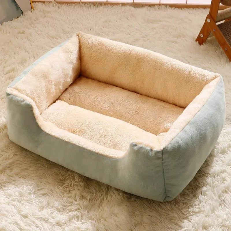Cozy Rectangular Cat Bed