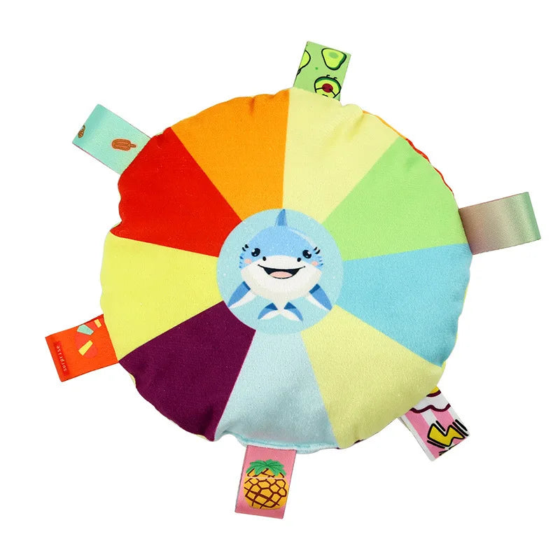 Plush Disc Dog Toy Sound Making Bite Resistant Teeth Grinding Boredom Relief Self Fun Energy Consuming Pet Chew Toy