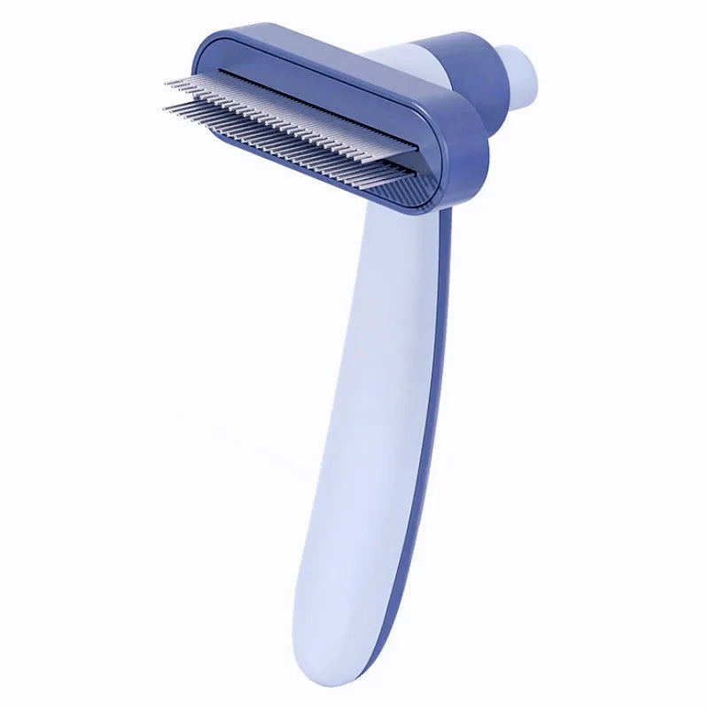 Dog Comb Self Cleaning Dog Brush Adjustable Flea Pet Comb Double Row Combs for Dogs Hair Cleaning Massage Cat Comb Pet Grooming