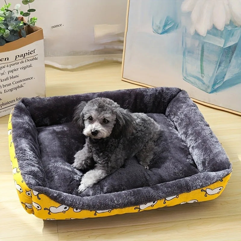 Winter Plush Pet Bed