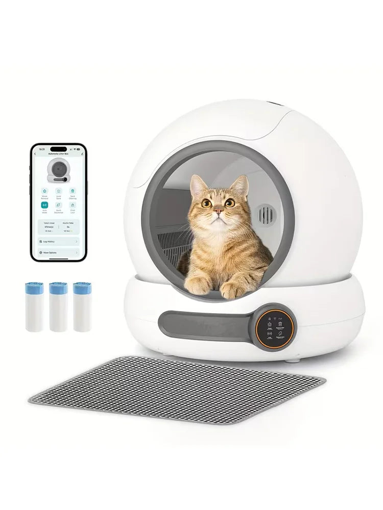 Automatic Self-Cleaning Cat Litter Box