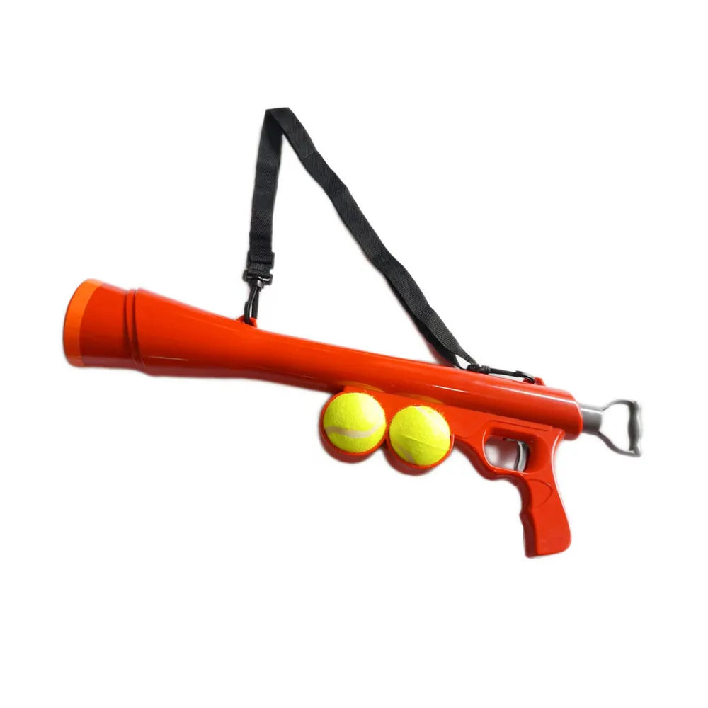 Pet Dog Toy Serving Gun Training Dog Throwing Ball Launcher Pet Outdoor Tennis Shooting Interactive Puzzle Toy