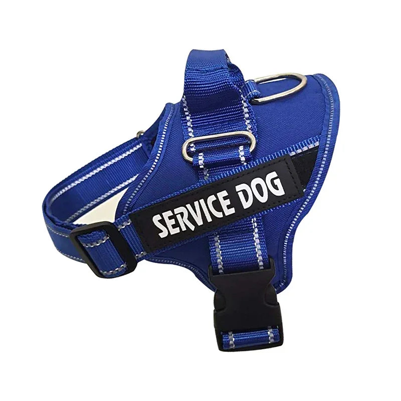 Customized Dog Harness Personalized Reflective Pet Harness For Small Medium Large Dogs Breathable Mesh Pad Dog Harness No Pull
