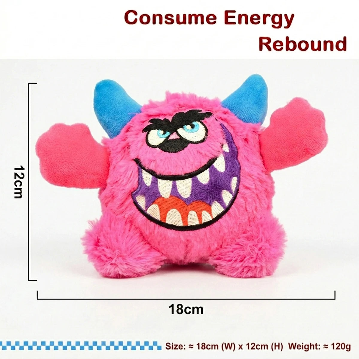 New Squeaker Dogs Balls Toy Bite Resistant Plush Toys For Small Dogs Interactive Chew Ball Toys Pets Training Accessories