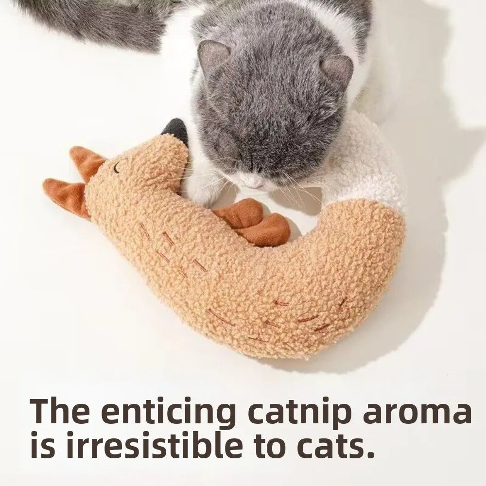 Durable Goose Shape Cat Dog Chewers Rustling Sound Pet Teething Amusing Myself Cartoon Cat Interactive Relieve Boredom
