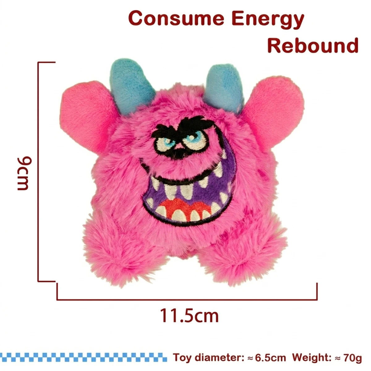 New Squeaker Dogs Balls Toy Bite Resistant Plush Toys For Small Dogs Interactive Chew Ball Toys Pets Training Accessories
