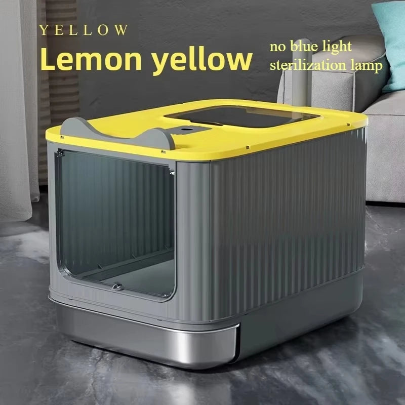 XXL Stainless Steel Cat Litter Box