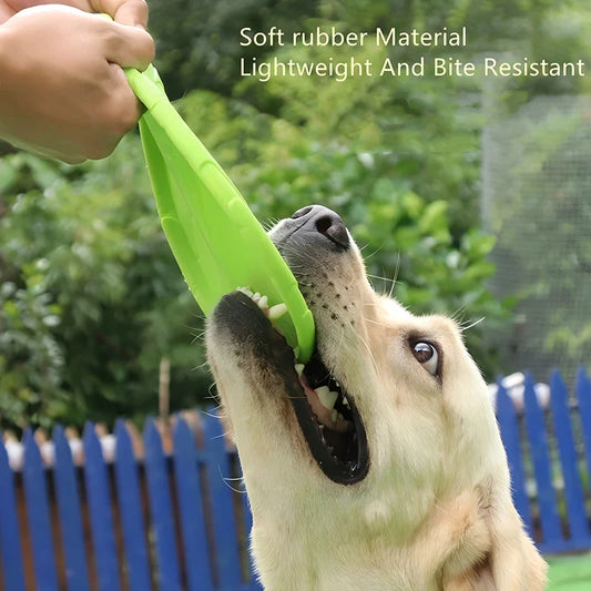 Silicone Flying Disc Dog Toy – Durable Fetch & Outdoor Interactive Toy