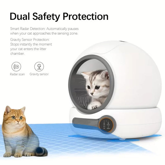 Automatic Self-Cleaning Cat Litter Box