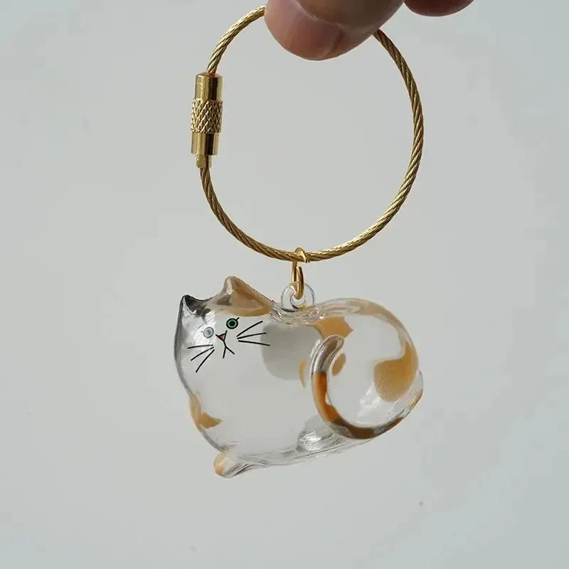 Dog Hair Storage Cute Pendant Keychain Bag Pendant Couple Car Key Chains  Souvenir Collection Gift Pet Hair Memorial Pet Lovers