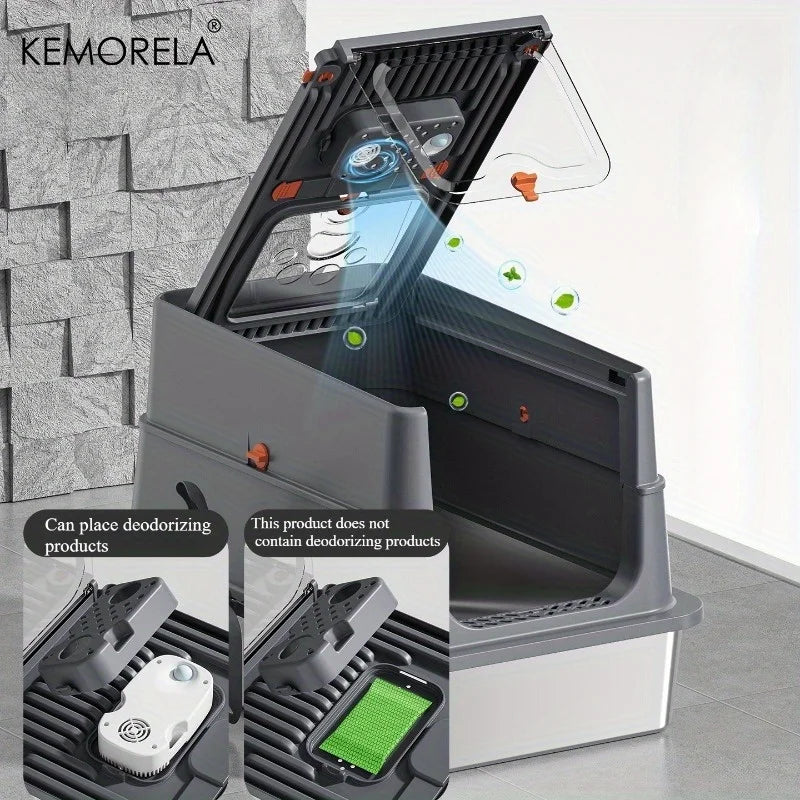Extra Large Enclosed Cat Litter Box