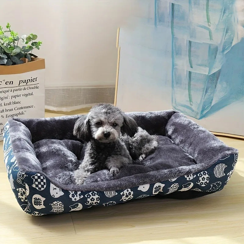 Winter Plush Pet Bed