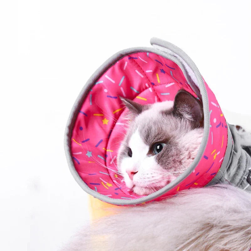 Pet Elizabeth Circle Anti-Licking Recovery Collar Comfortable Light Weight Protective Cone Collar for Dog and Cat After Surgery