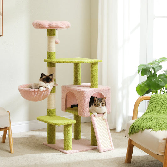 Flower Cat Tree with Sisal Scratching Posts