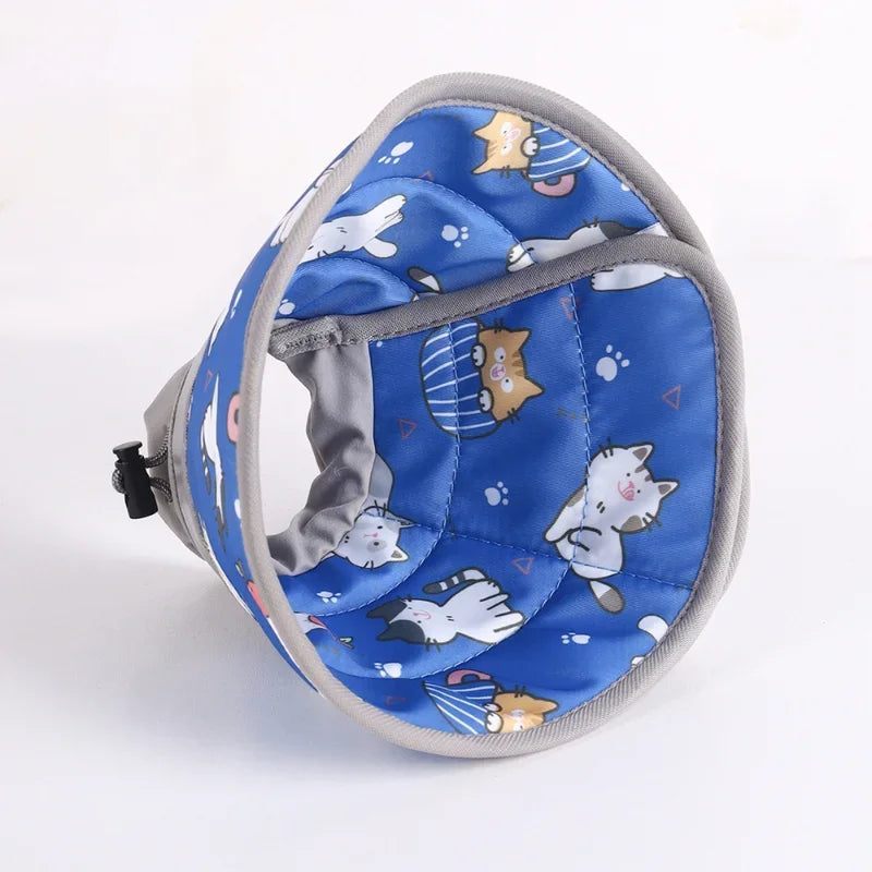 Pet Elizabeth Circle Anti-Licking Recovery Collar Comfortable Light Weight Protective Cone Collar for Dog and Cat After Surgery
