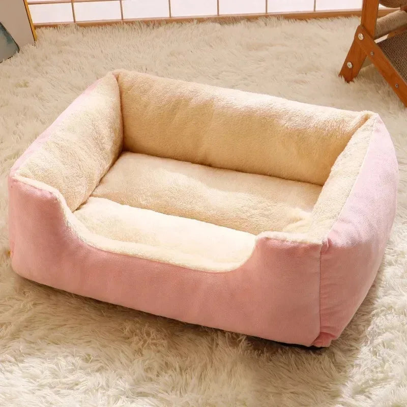 Cozy Rectangular Cat Bed
