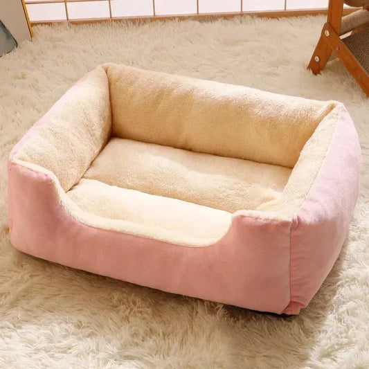 Cozy Rectangular Cat Bed