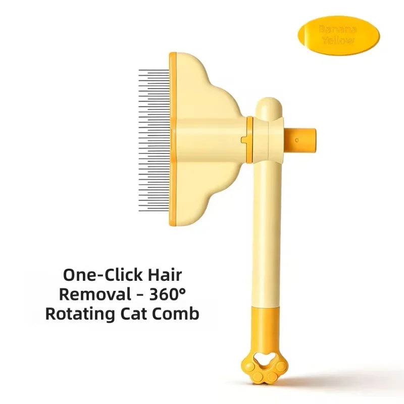 Dog Comb Pet Hair Remover One Button Dogs Brush Self-cleaning Cat Brush Massage Combs for Dog Grooming Brushes for Pet Products