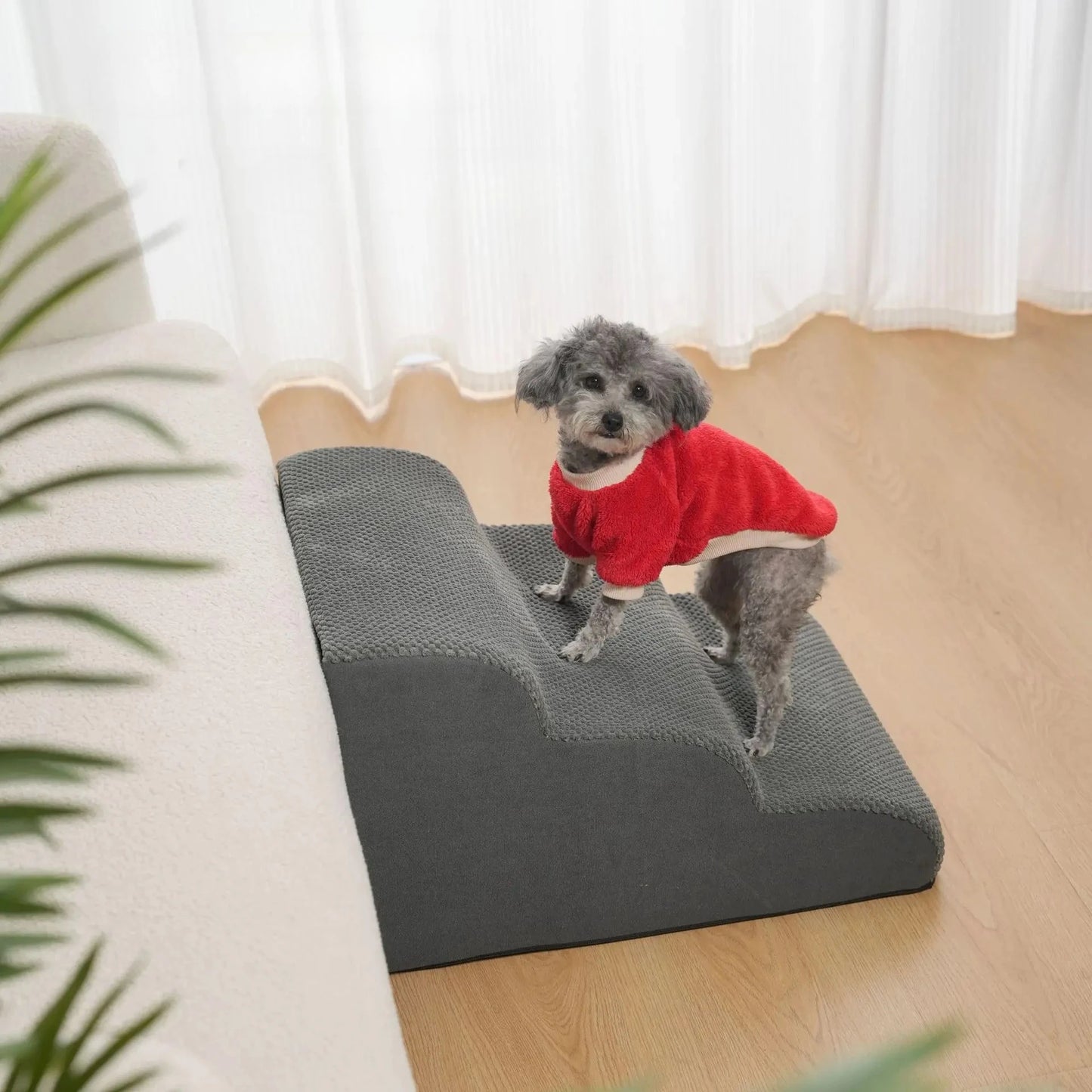Pet Stairs Dog Bedding Steps Climbing Slopes Small Elderly Dog Ladder Bedside Sofa Puppy for Small Dogs