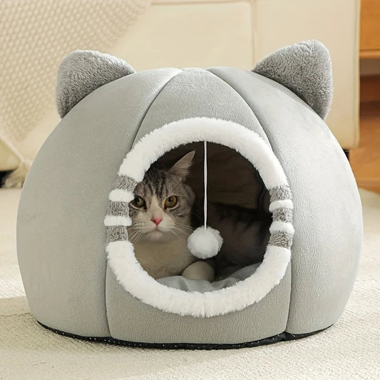 Cozy Cat Cave Bed