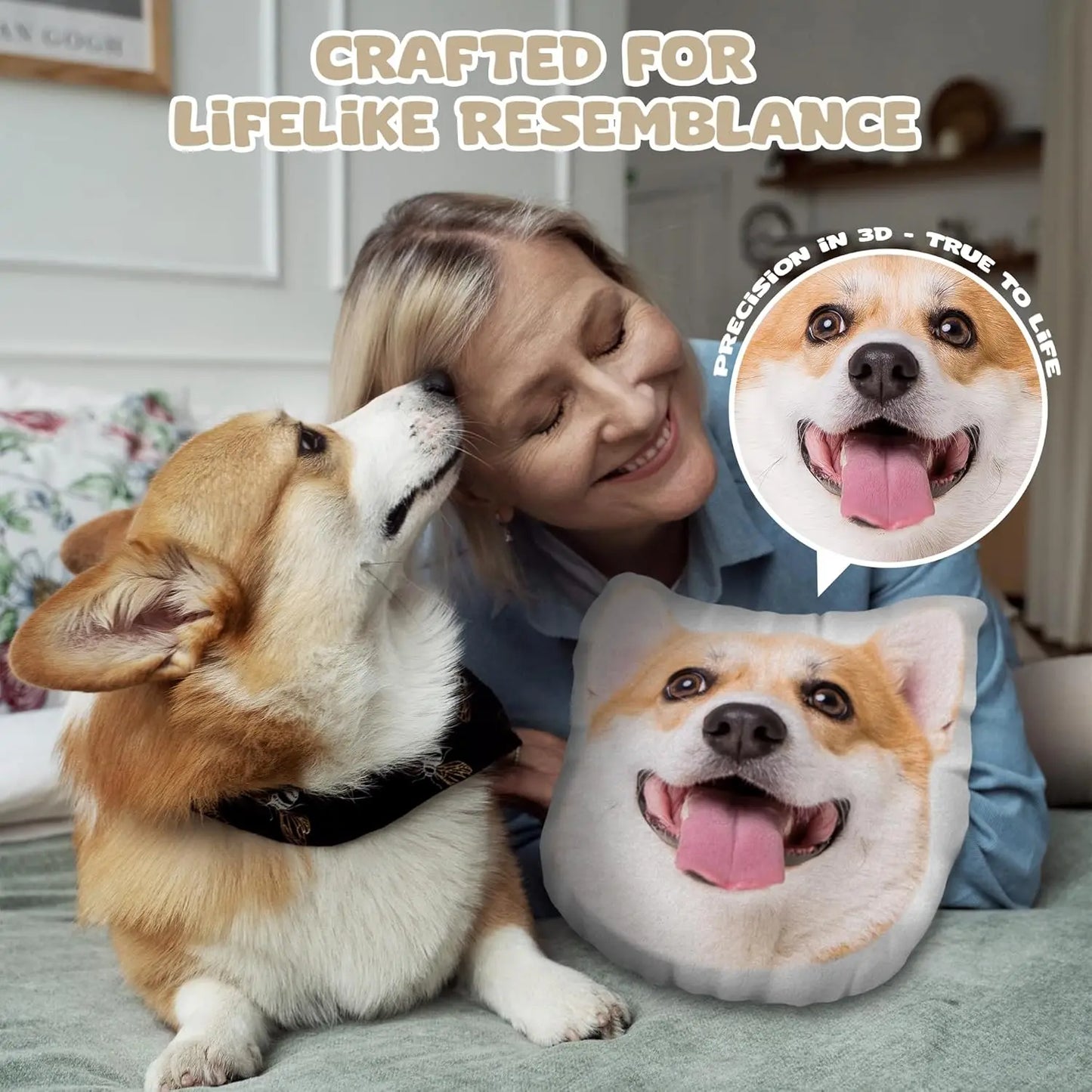 Pets Cushion Filling Pets Photo Cushion Custom DIY Pillow for Putting Picture of Cats and Dogs Home Decor