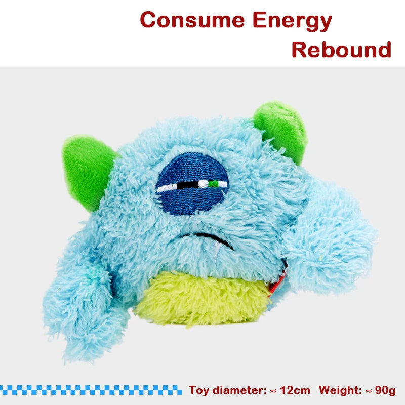 New Squeaker Dogs Balls Toy Bite Resistant Plush Toys For Small Dogs Interactive Chew Ball Toys Pets Training Accessories