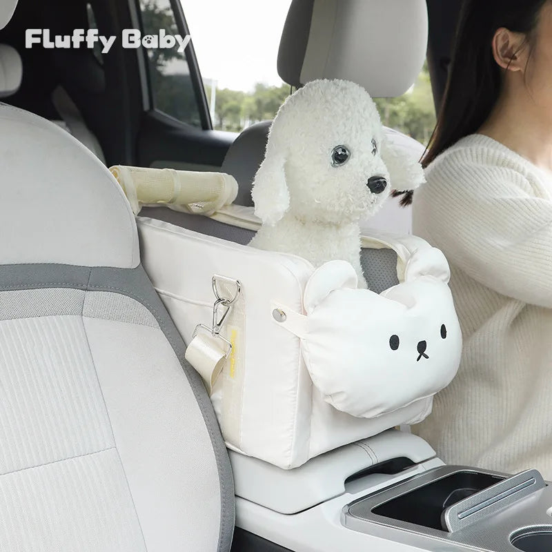 New Outdoor Car Pet Bag, Travel Car, Dog Kennel, Car Center Console, Safety Seat, Small Pet Handbag Cat Bag